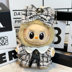 SKU 18 White small frilly headpiece including dress and bow tie
