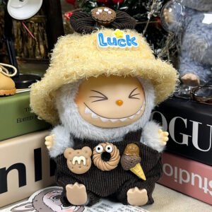 LABUBU ClOTHING - Brown doughnut