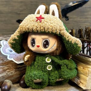 LABUBU ClOTHES - MILITARY OVERCOAT