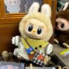 SKU 52 White Happy Mouse cardigan suspenders pants scarf backpack